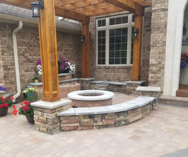 stone patio